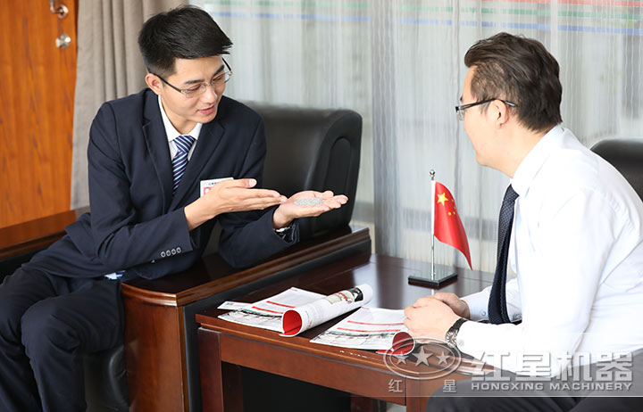 合作共贏，來(lái)廠客戶物料展示